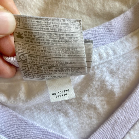 Vintage Nike TShirt L Spell Out Puff Print Glitter Logo Center Swoosh USA Y2K 99 - Picture 11 of 14